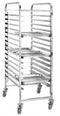 GATTO 15 Tier Double Gastronorm Trolley S/Steel - Tray Size 530x325